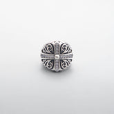 Silver Heart Keeper Ring