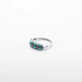 Silver Zuni Turquoise Ring