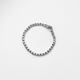 Silver Dragon Box Chain Bracelet