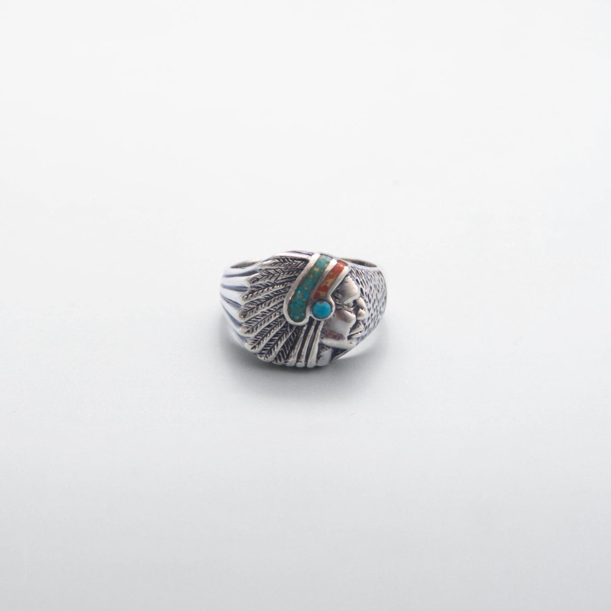 SIlver Turquoise Indian Ring