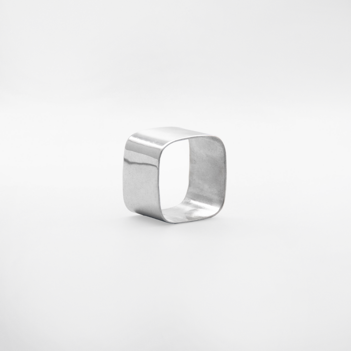 Silver Square Ring