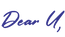 Dear u,